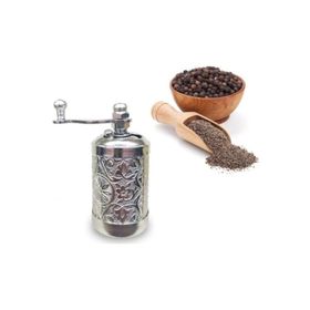 Axe Grinder Karabiber Tuz Pirinç Öğütücü Otantik Mini Değirmen