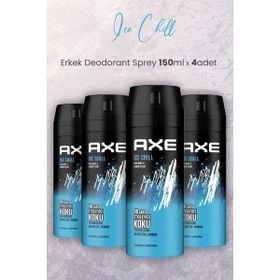 Axe Ice Chill 4x150 ML Erkek Sprey Deodorant
