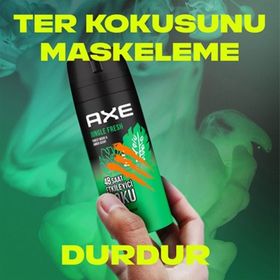 Axe Jungle Fresh 3x150 ml Erkek Sprey Deodorant
