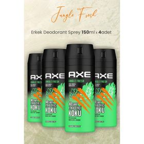 Axe Jungle Fresh 4x150 ml Erkek Sprey Deodorant