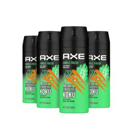 Axe Jungle Fresh 4x150 ml Erkek Sprey Deodorant