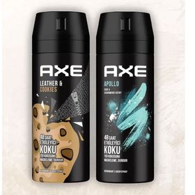 Axe Leather & Cookies 150 ml + Apollo 150 ml Erkek Sprey Deodorant