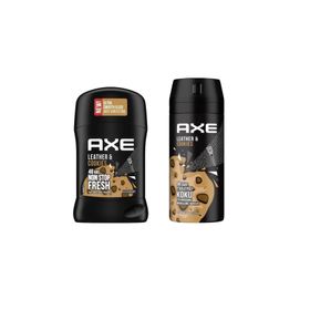 Axe Leather & Cookies 150 ml Erkek Sprey Deodorant + 50 ml Stick Deodorant