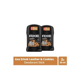 Axe Leather Cookies 2x50 ML Erkek Stick Deodorant