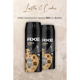 Axe Leather ve Cookies 2x150 ml Erkek Sprey Deodorant