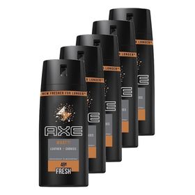 Axe Leather ve Cookies 5x150 ml Erkek Sprey Deodorant