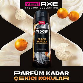 Axe Premium Black Vanilla Erkek 150 ml Sprey Deodorant