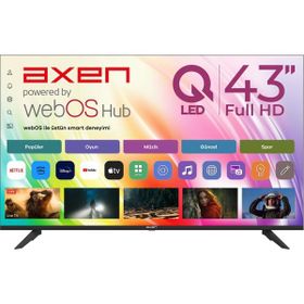 Axen AX43QFMLN-W02S 43 inç 109 Ekran Full HD WebOS QLED TV