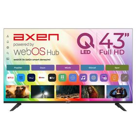 Axen AX43QFMLN-W02S 43 inç 109 Ekran Full HD WebOS QLED TV
