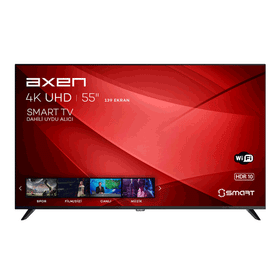 Axen AX55FIL403 55 inç 139 Ekran 4K Ultra HD Android LED TV