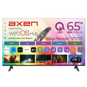 Axen AX65QUMLN-W02M 65 inç 164 Ekran 4K Ultra HD WebOS QLED TV