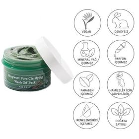 AXIS-Y 100 ml Mugwort Pore Clarifying Wash Off Pack