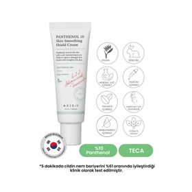 AXIS-Y Panthenol 10 Skin Smoothing Shield Cream 50 ml Bariyer Onarıcı Nemlendirici