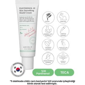 AXIS-Y Panthenol 10 Skin Smoothing Shield Cream 50 ml Bariyer Onarıcı Nemlendirici