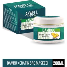 Axwell 200 ml Premium Bambu & Keratin Uzun ve Güçlü Dökülme Karşıtı Saç Maskesi