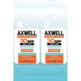 Axwell 30 SPF 50 ml 2Li Sun Care Cream Yüksek Korumalı Güneş Kremi