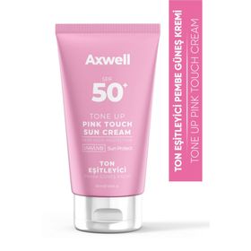 Axwell Pink Touch Anında Ton Eşitleyici Onarıcı Nemlendirici SPF50 50 ml Pembe Yüz Güneş Kremi