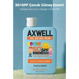 Axwell Spf 50 Kids Sun Cream 100 ML Çocuk Güneş Kremi