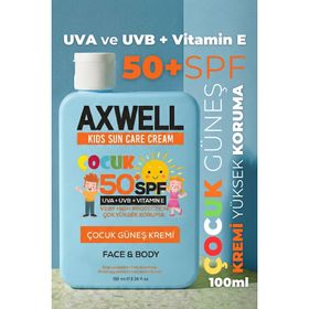 Axwell Spf 50 Kids Sun Cream 100 ML Çocuk Güneş Kremi