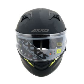 Axxis FF103SV Amarillo Fluor Mate Fiber Solid B3 Motor Kaskı