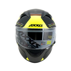 Axxis FF103SV Amarillo Fluor Mate Fiber Solid B3 Motor Kaskı