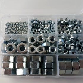 Ay-Civ Ayaz 249 Parça DIN 934 Anahtar Başlı Metrik Çelik Somun Seti