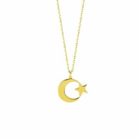 Ay Yıldız Gold Altın Kolye