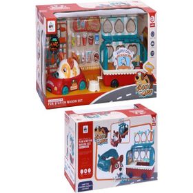Aya K-1010 Doggy House Wagon Set Oyuncak