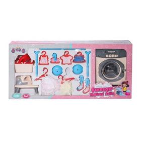 Aya Toys 40258 Sesli ve Işıklı Çamaşır Makinesi Seti