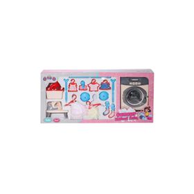 Aya Toys 40258 Sesli ve Işıklı Çamaşır Makinesi Seti