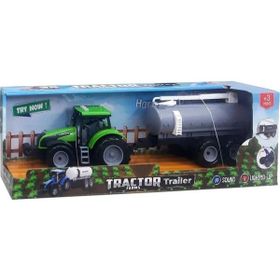 Aya Toys 40296 Pilli Tanker Traktör Oyuncak Araba Seti