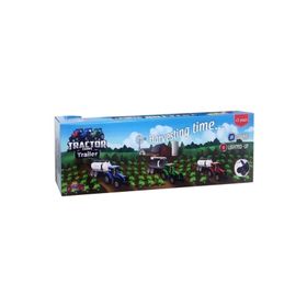 Aya Toys 40296 Pilli Tanker Traktör Oyuncak Araba Seti