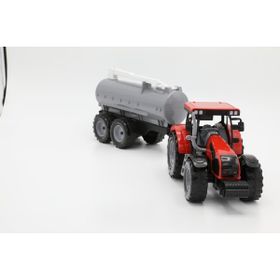 Aya Toys 40296 Pilli Tankerli Kırmızı Oyuncak Traktör