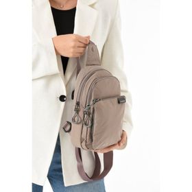 Ayakkabı Fuarı Elit SNMSI-6004T Taş Kadın Çapraz Çanta