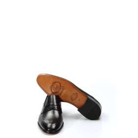Ayakkabıhane İçi Dışı Hakiki Deri Siyah Çocuk Sneaker Unisex Spor Ayakkabı