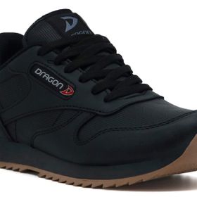 Ayakkabix Dragon Siyah Cilt Erkek Spor Ayakkabı