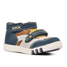 Ayakmod 009 Lacivert-Bej-Hardal Comfort Erkek Çocuk Ayakkabı