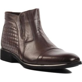 Ayakmod 02356 Kahve Hakiki Deri Erkek Bot
