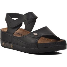 Ayakmod 07-109RR Siyah Kadın Sandalet