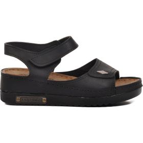 Ayakmod 07-109RR Siyah Kadın Sandalet