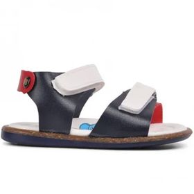 Ayakmod 210109 Lacivert-Beyaz-Kırmızı Comfort Erkek Çocuk Sandalet