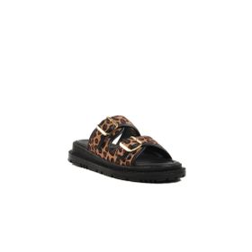 Ayakmod 238051 Z Leopar Tekstil Kadın Terlik