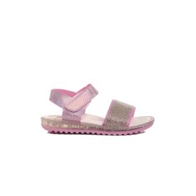 Ayakmod 24-408-P Pembe Simli Erkek Çocuk Sandalet