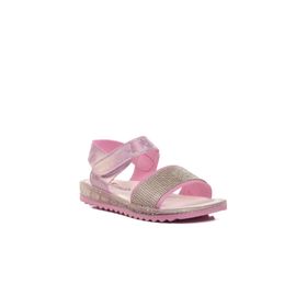 Ayakmod 24-408-P Pembe Simli Erkek Çocuk Sandalet
