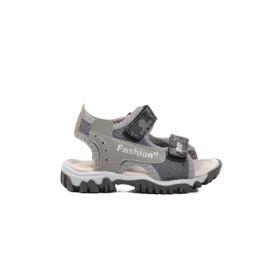 Ayakmod 24-410-B Gri Kamuflaj Erkek Çocuk Sandalet