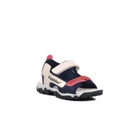 Ayakmod 24-410-F Lacivert-Beyaz-Kırmızı Erkek Çocuk Sandalet