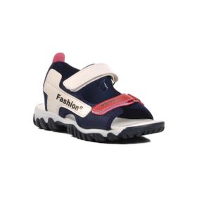 Ayakmod 24-410-F Lacivert-Beyaz-Kırmızı Erkek Çocuk Sandalet