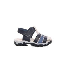 Ayakmod 24-417-B Lacivert Beyaz Erkek Çocuk Sandalet