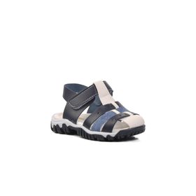 Ayakmod 24-417-B Lacivert Beyaz Erkek Çocuk Sandalet