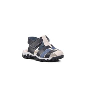 Ayakmod 24-417-B Lacivert Beyaz Erkek Çocuk Sandalet